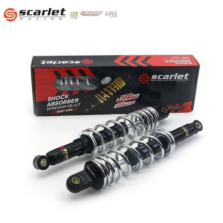 SHOCK BREAKER BELAKANG NO TABUNG 8989 UKURAN 280 320 340 360 MM SCARLET RACING