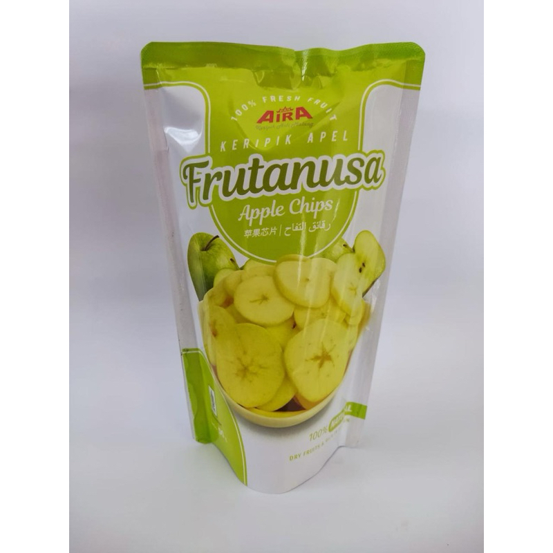 

AIRA SNACKS FRUTANUSA keripik Apel 50 gram dry apple dry fruit
