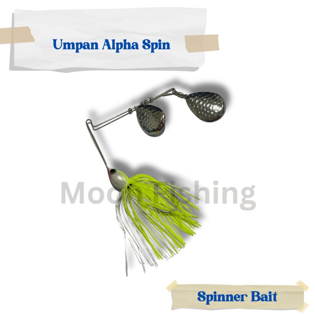 Umpan Pancing Alpha Spin Spinner Bait