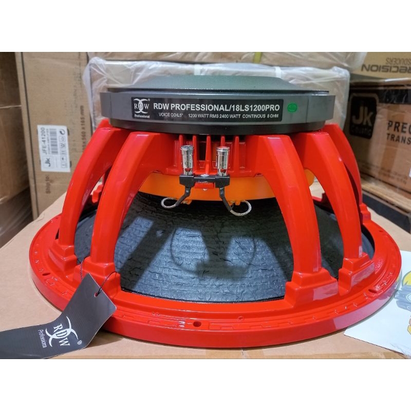 Komponen Speaker 18 Inch RDW 18LS1200PRO / 18LS1200 PRO Original RDW
