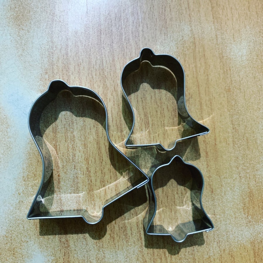 

Cutter stainless Natal ( 10 ) bell 3 pc set / christmas