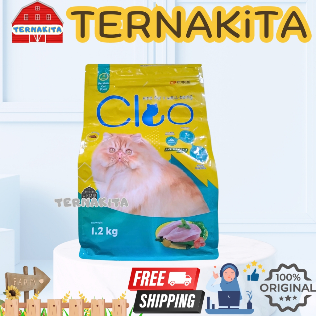 CLEO PERSIAN 1.2 kg PERSIA HEWANPEDIA - Pakan Kucing Kering Cat Food Freshpack Asli