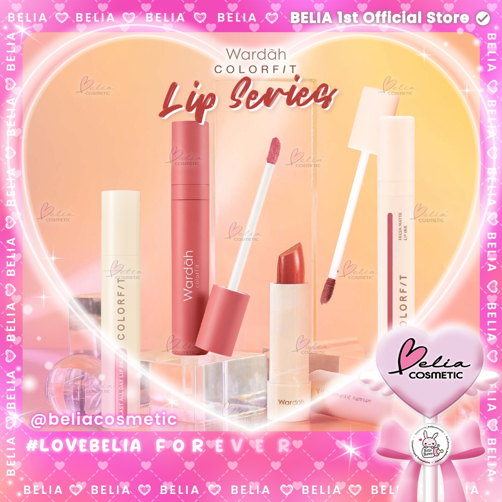 [ BELIA ] WARDAH COLORFIT Lip Series | Velvet Lip Mousse | Fresh Lip Ink | Ultralight Matte Lipstick