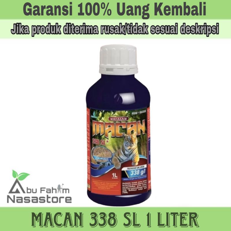HERBISIDA PEMBASMI KONTAK MACAN 338 SL 1 LITER/HERBISIDA PESTISIDA