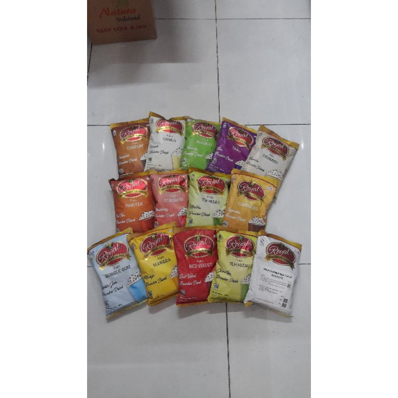 

Bubuk minuman/minuman instan/merk royal drink kemasan 500gr