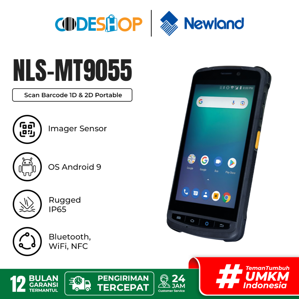 Barcode Scanner Mobile Newland NLS MT9055 Android PDA