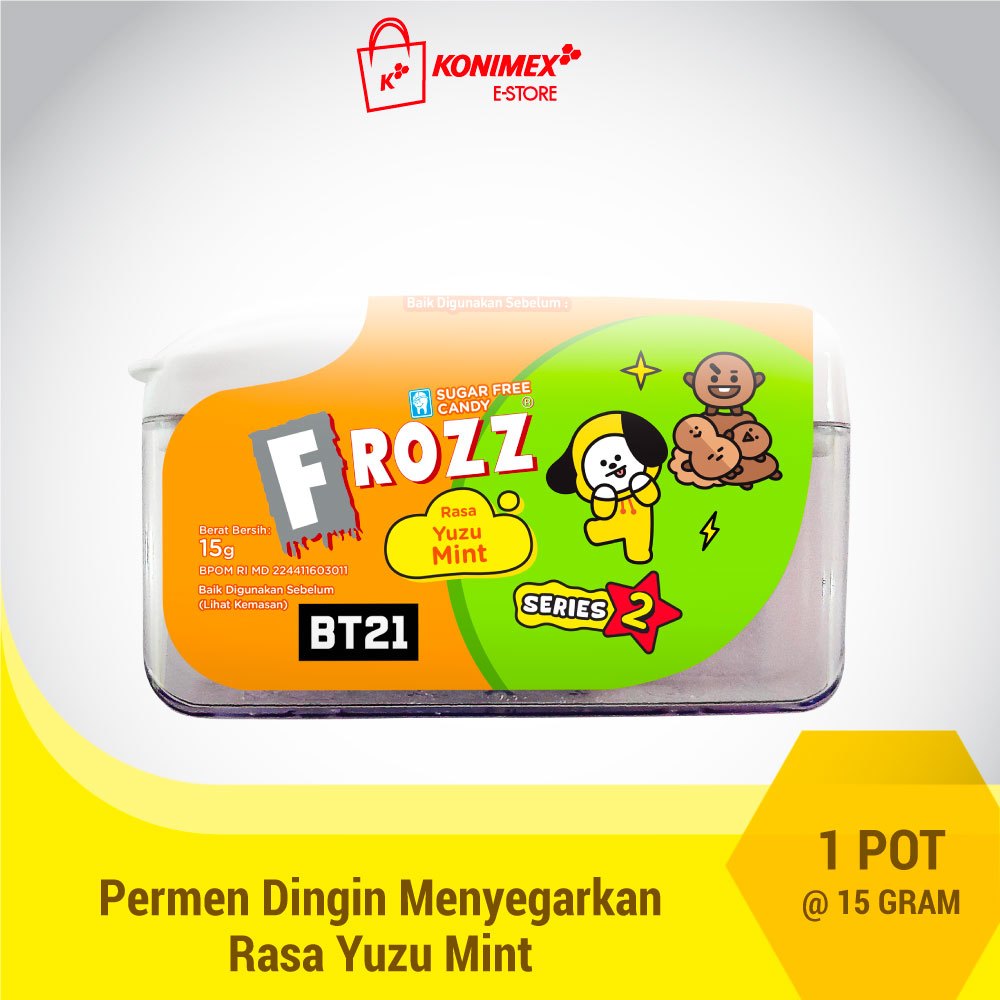 

Frozz Yuzu Mint Permen Bebas Gula, Rendah Kalori & dingin menyegarkan