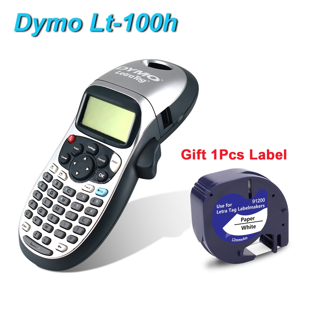 

Dymo Letra Lentra Tag LT-100H LT100H LT100H Label Label Makelfers Label Mesin