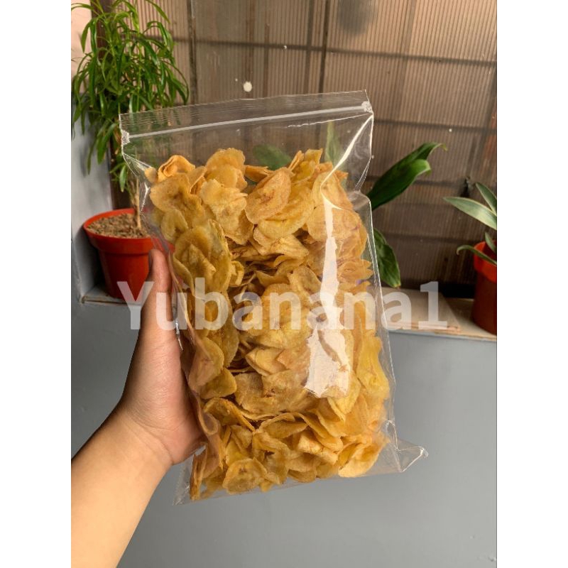 

Kripik pisang Asin gurih 250gr