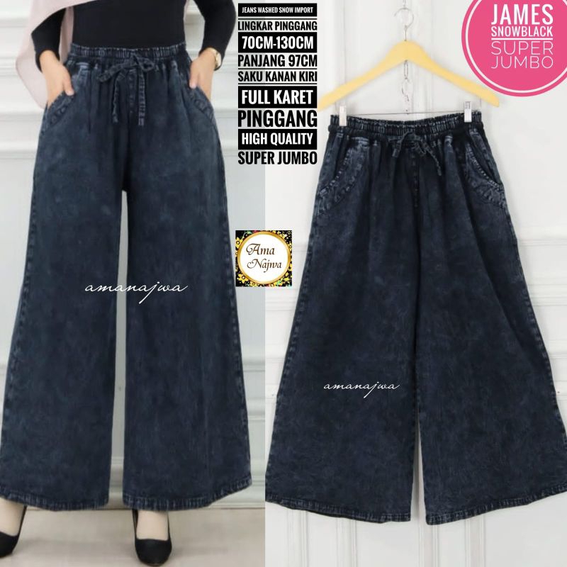 JAMES - JEANS JUMBO // KULOT JUMBO // CELANA JEANS JUMBO // CELANA JEANS WANITA JUMBO // CELANA JEAN