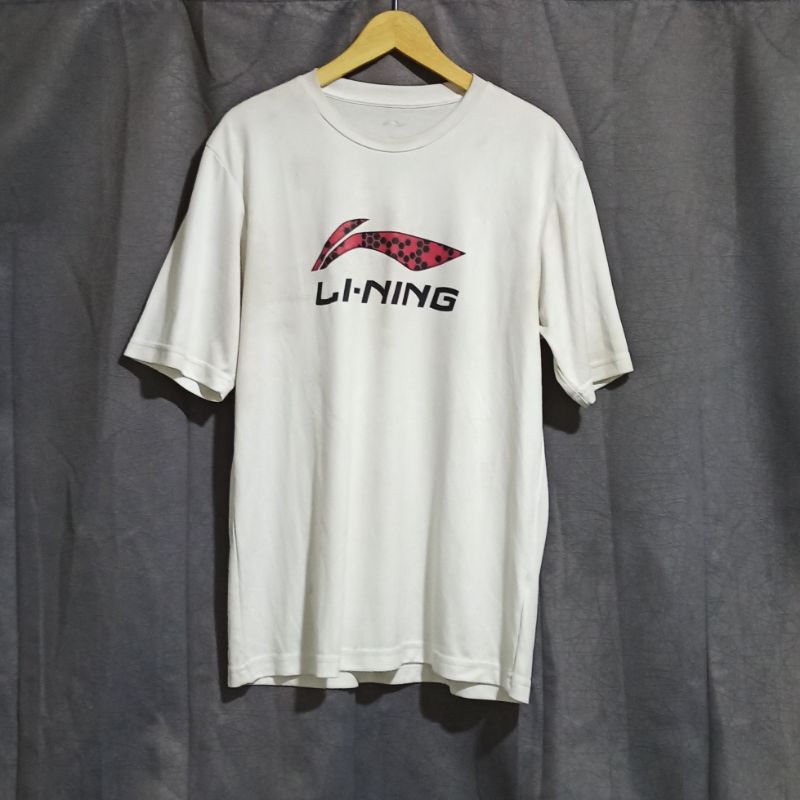 KAOS JERSEY BADMINTON LINING ORIGINAL SECOND PRELOVED