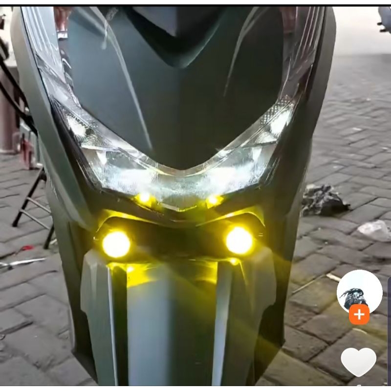 2pic Breket Foglamp Beat Deluxe Dudukan Lampu Kolong Beat Delux