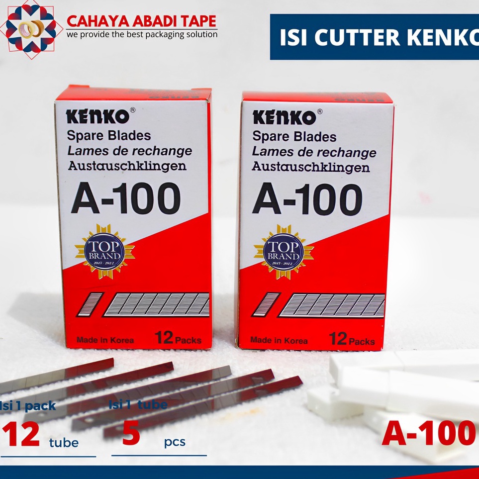 

Terjangkau ISI CUTTER A1 KENKO PER PACK