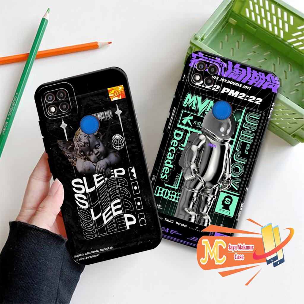 [CRD10] Softcase REDMI 9C /REDMI 10A motif DESIGN ART Kekinian - Case Keren - Case Redmi - Case hp -