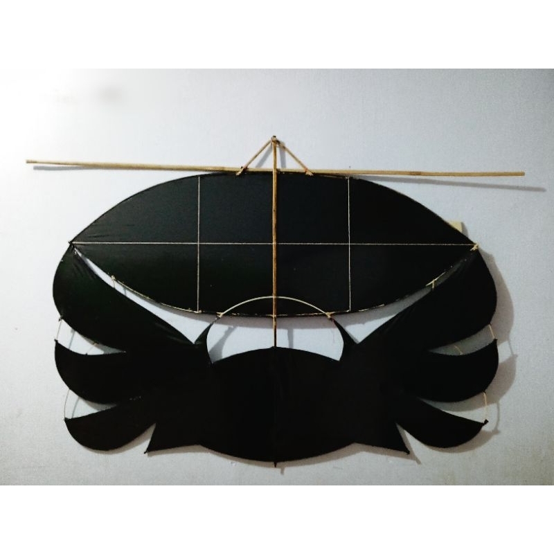 layangan ram raman empet mini UKURAN 90cm set sendaren