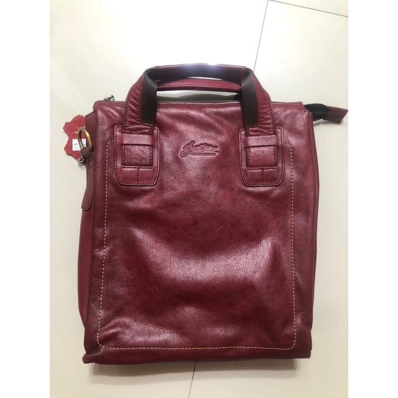 Tas Kulit Maroon