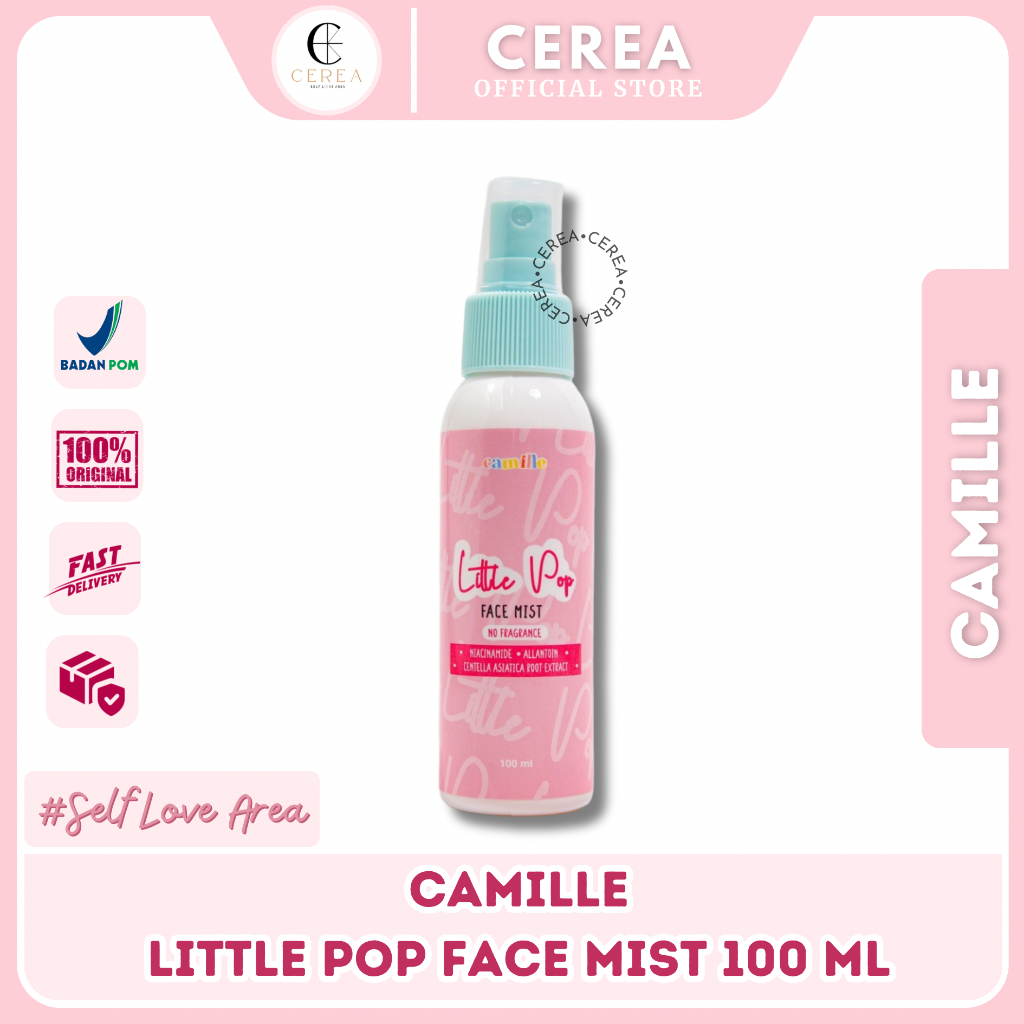 [BPOM] CAMILLE LITTLE POP FACE MIST 100 ML - FACE MIST / SETTING SPRAY CAMILLE BEAUTY BY NADSHAVV