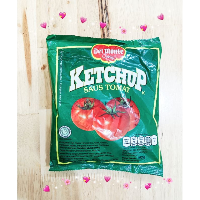 

DEL MONTE SAUS TOMAT SACHET 24 X 8GR