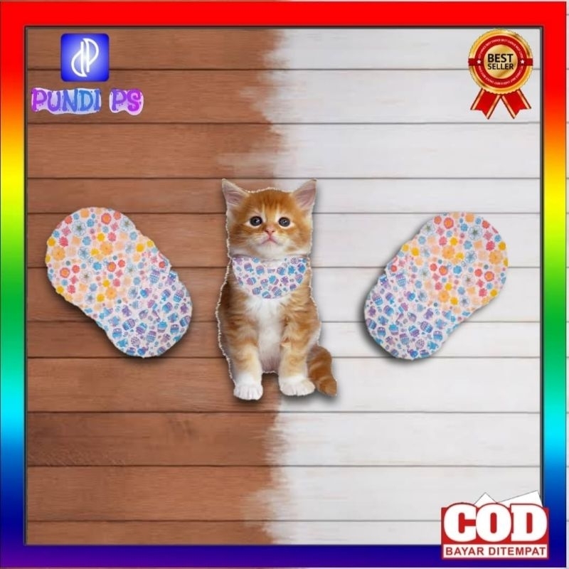 COLLAR Kucing Kain Junior Cat Collar Kain Pengaman Bahan Kain
