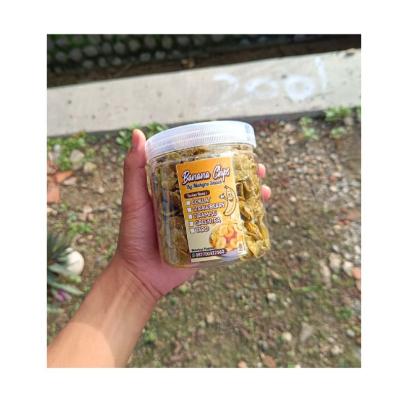 

BANANA CHIPS (kripik pisang), renyah dan bervarian rasa
