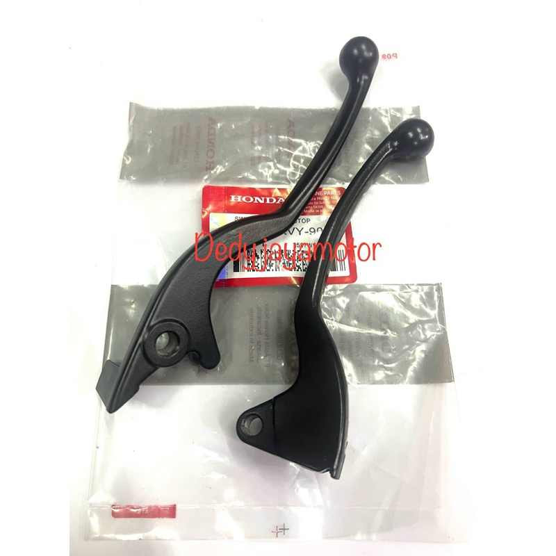 Handle Rem Kiri-Kanan Scoopy Karbu Hitam 1set Handle Rem Kiri-Kanan Scoopy Karbu Scoopy Fi injeksi 2