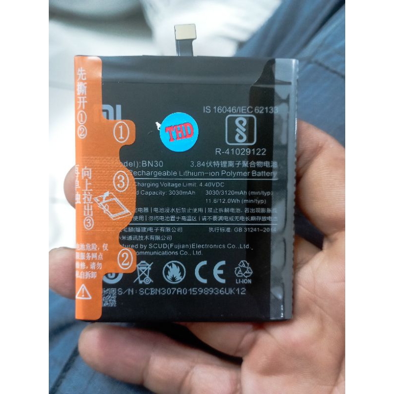 Batre battray Xiaomi 4A BN30 ORIGINAL