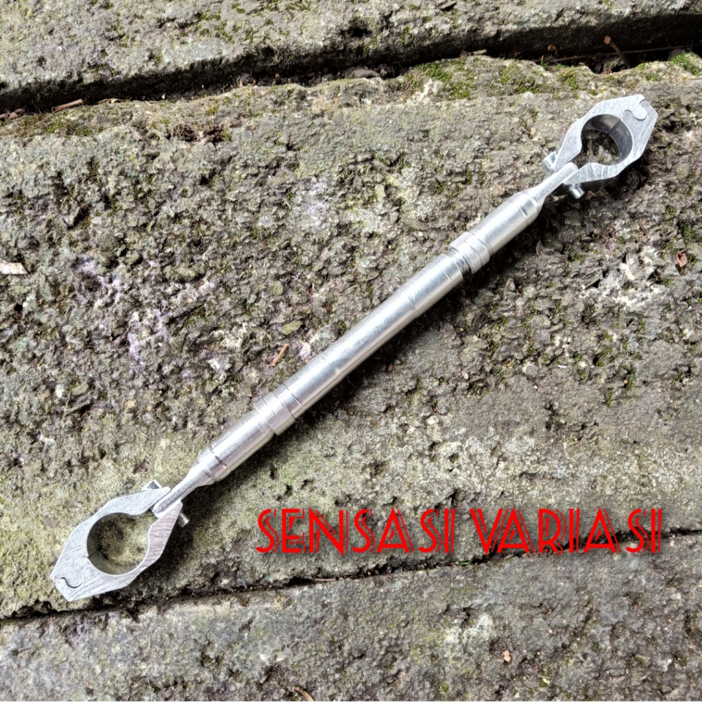 Palang Stang Besar Stelan - Stabilizer Stang Motor Full CNC Buat Motor Vixion - PCX - Beat Street - 