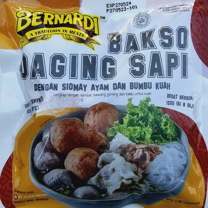 

Bernardi Bakso Sapi Campur 150g