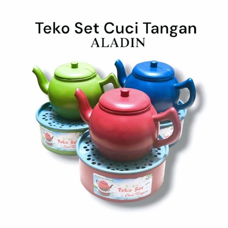 Kobokan cuci tangan Teko cuci tangan tamu / tempat cuci tangan praktis / ceret cuci tangan