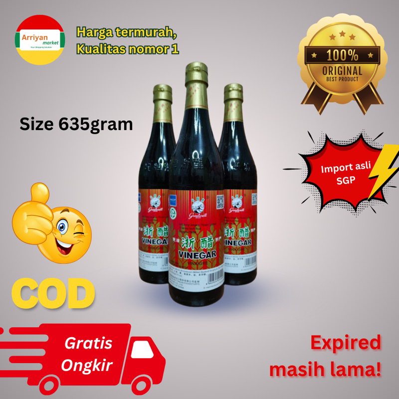 

Cuka Hitam Import Great wall 635gram