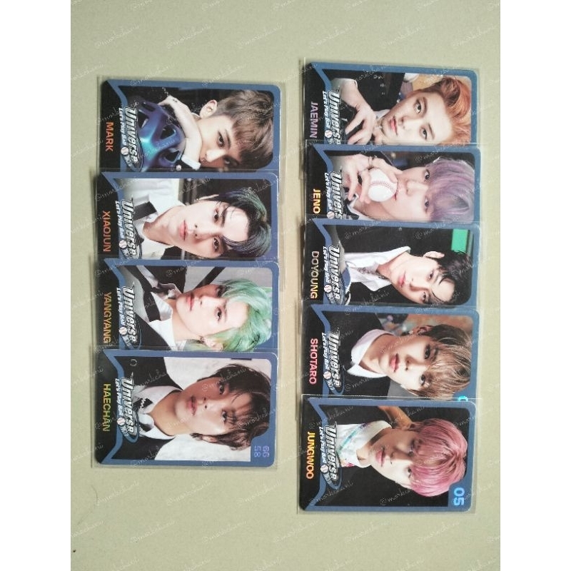Photocard pc NCT u let's play ball lpb universe yangyang jaemin haechan Jeno xiaojun shotaro Mark ju