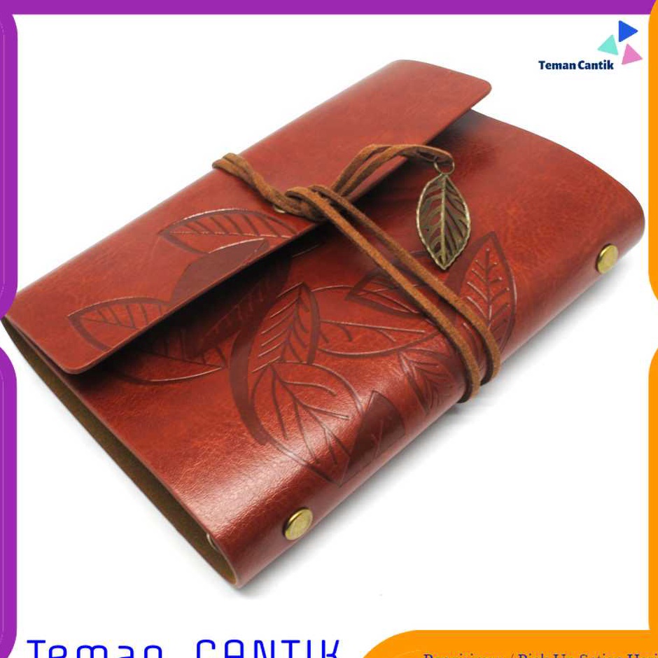 

TCDA1 PHANTACI Buku Catatan Binder Kulit Retro Leaf Kes B7 BSD666