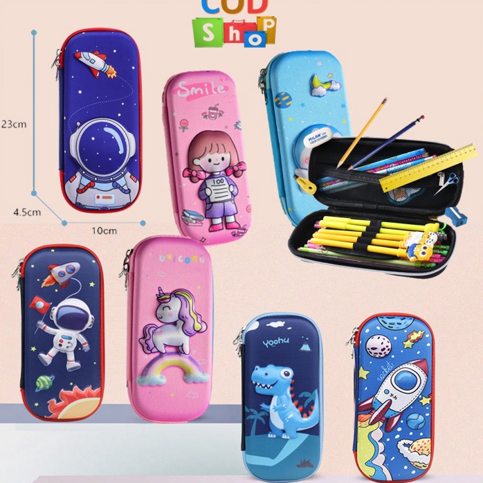 

Dapatkan Sekarang COD S5626 Tempat Pensil Anak Sekolah 3D Bahan EVA Anti Air Kotak Pensil Kotak Alat Tulis Tempat Pensil 3D Model Terbaru