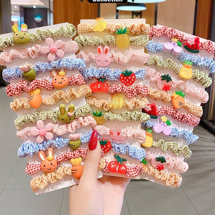 Ready Hemat  1PCS  SET IKAT RAMBUT SCRUNCHIE ANAK  KUNCIRAN SCRUNCHIE ANAK  IKAT RAMBUT CEPOL ANAK