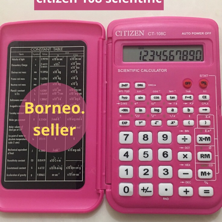 

Kualitas Handal CALCULATOR ILMIAH KARCE CITIZEN CT 18 KC18 CT18 SCIENTIFIC MURAH 18 WARNA