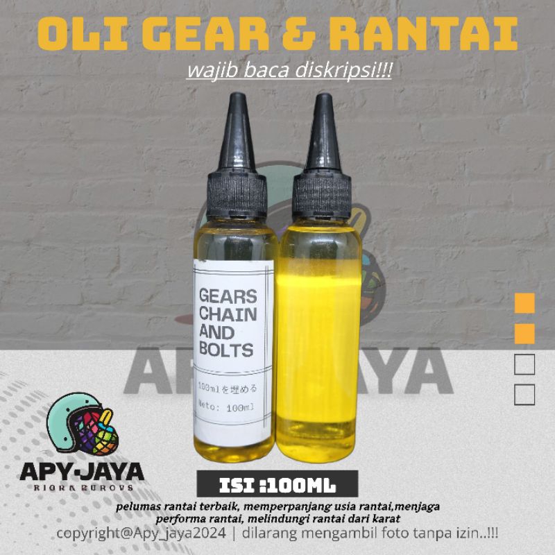 Oli Ranti motor || pelumas gear &rantai ||oli Rante motor & sepedah || oli rantai anti karat 100ml