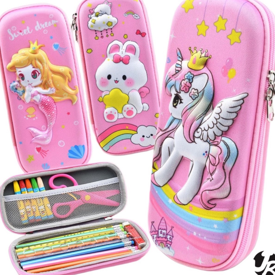 

Pusat Obral JRCASE Kotak Pensil Lucu Anak 3D EVA Cartoon Unicorn Rabbit Nasa Dino Cat Kucing Astronot Space Giraffe Mermaid Jerapa Disney Perempuan Cowok Cewek Tempat Pencil Case Box 4D Keren Kartun Souvenir Gift Hadiah