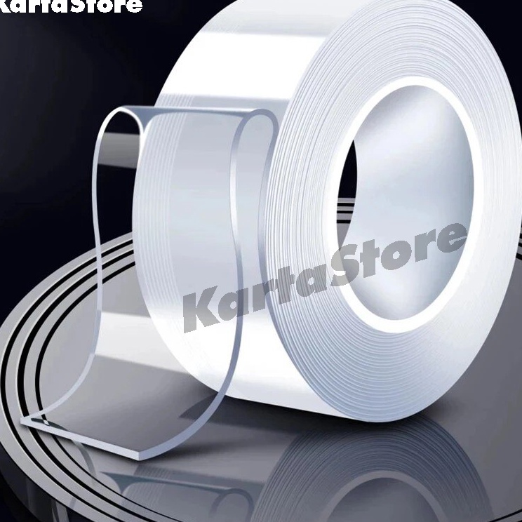 

Paling Terbaru NANO TAPE DOUBLE TAPE ISOLASI TRANSPARAN 2 SISI SUPER LENGKET SUPER CLEAR
