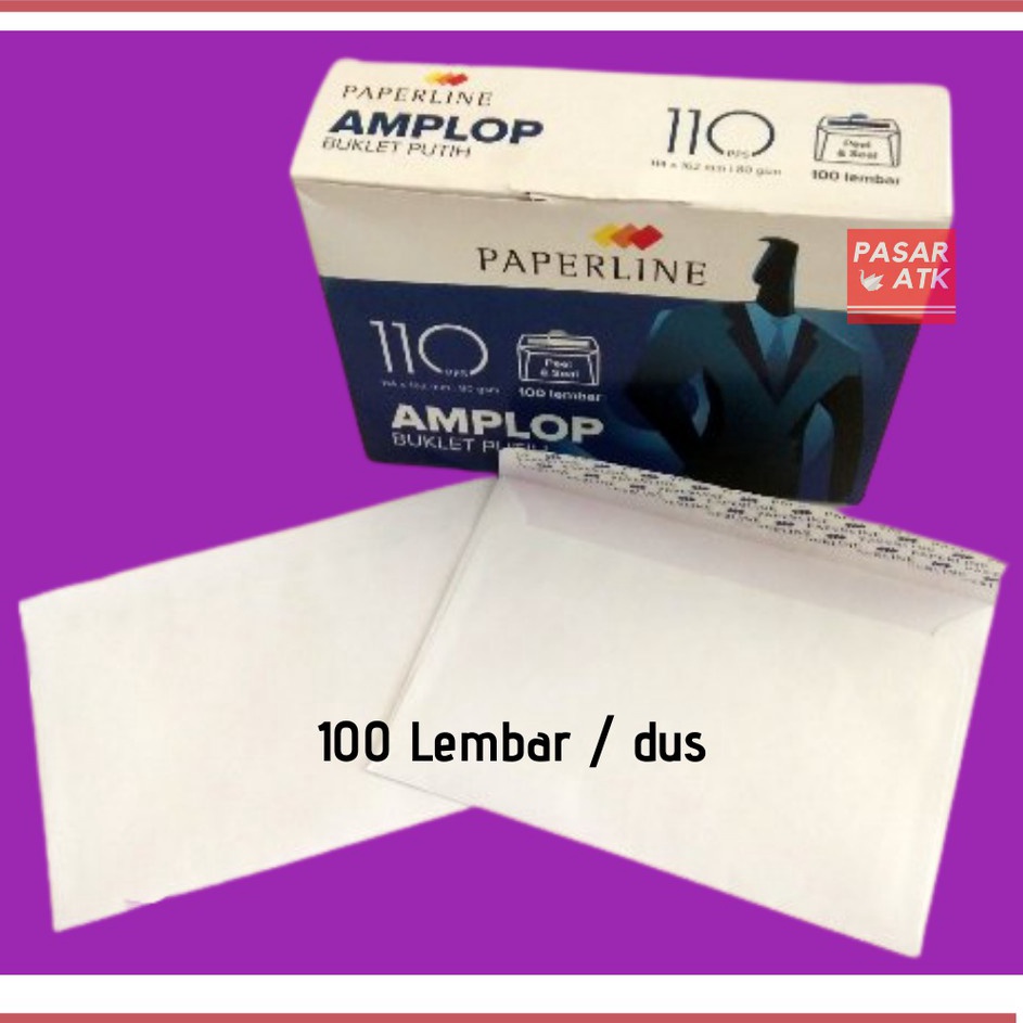 

Amplop Putih Polos PAPERLINE 11 Amplop Uang