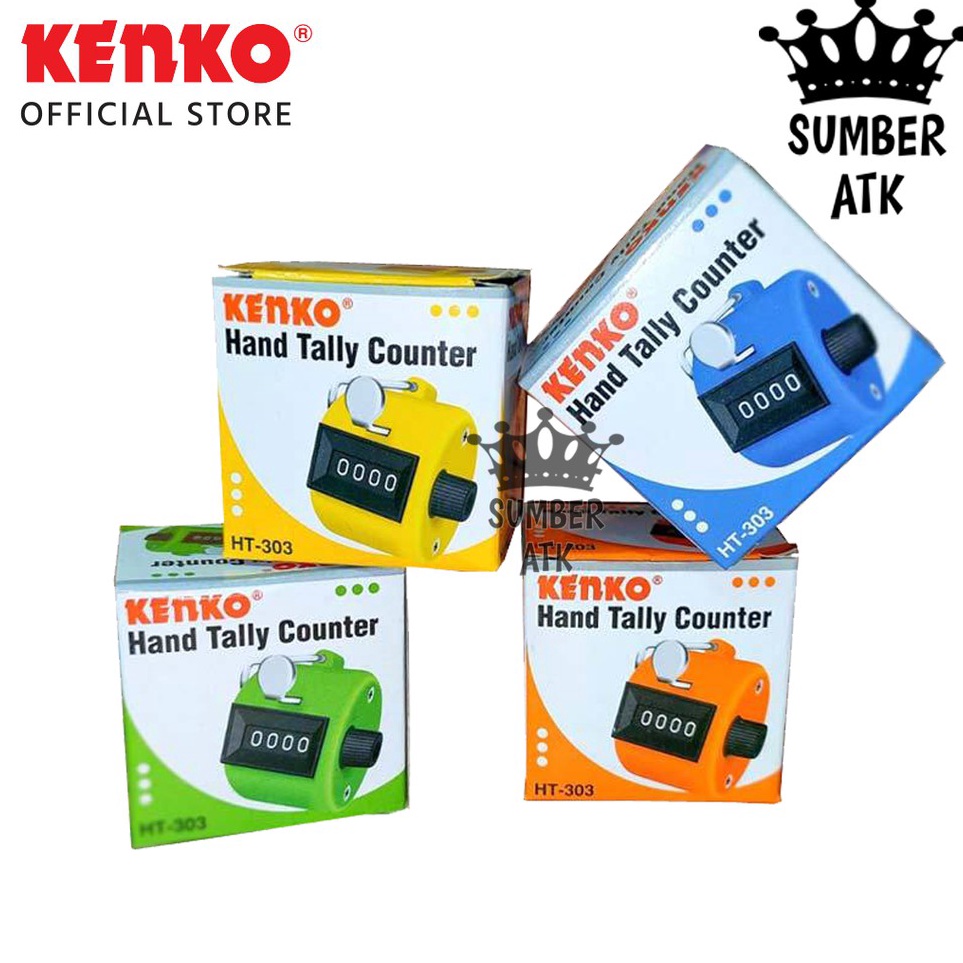 

Ready Merakyat Hand Tally Counter HT33 KENKO Alat bantu Hitung Alat hitung Manual