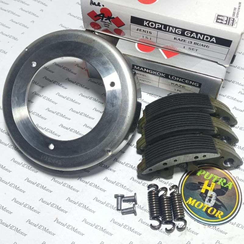 RUMAH MANGKOK SET KAMPAS GANDA OTOMATIS KOPLING KAWASAKI KAZE - BLITZ - ATHLETE - ZX130 CHOHO