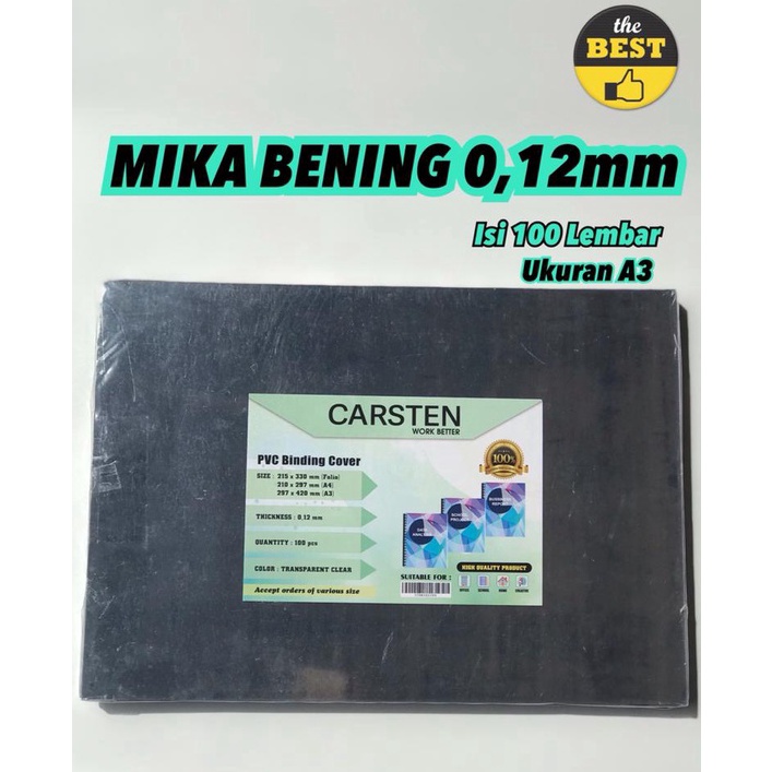 

Murah Untung Mika jilid ukuran A3 tebal 12mm