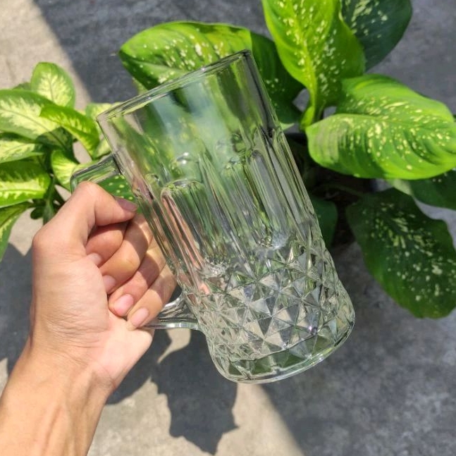 (Garansi) Kedaung Gelas Minum Kaca Jumbo | Gelas Beer Jumbo | Gelas Es Teh Jumbo