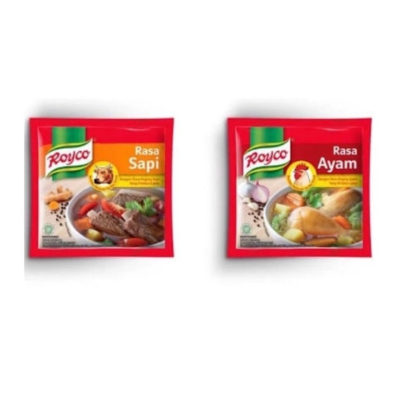 

Royco per pcs terlaris rasa Ayam dan Sapi