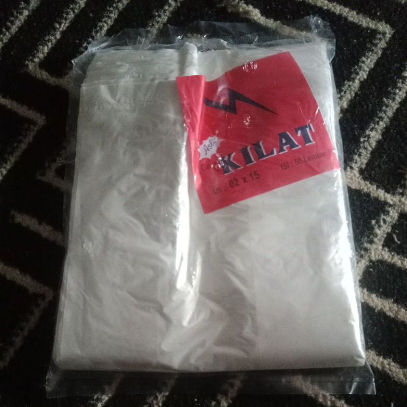 Kantong Plastik Kilat 02 x 15 Cap Merah / Kantong Plastik Kecil Praktis
