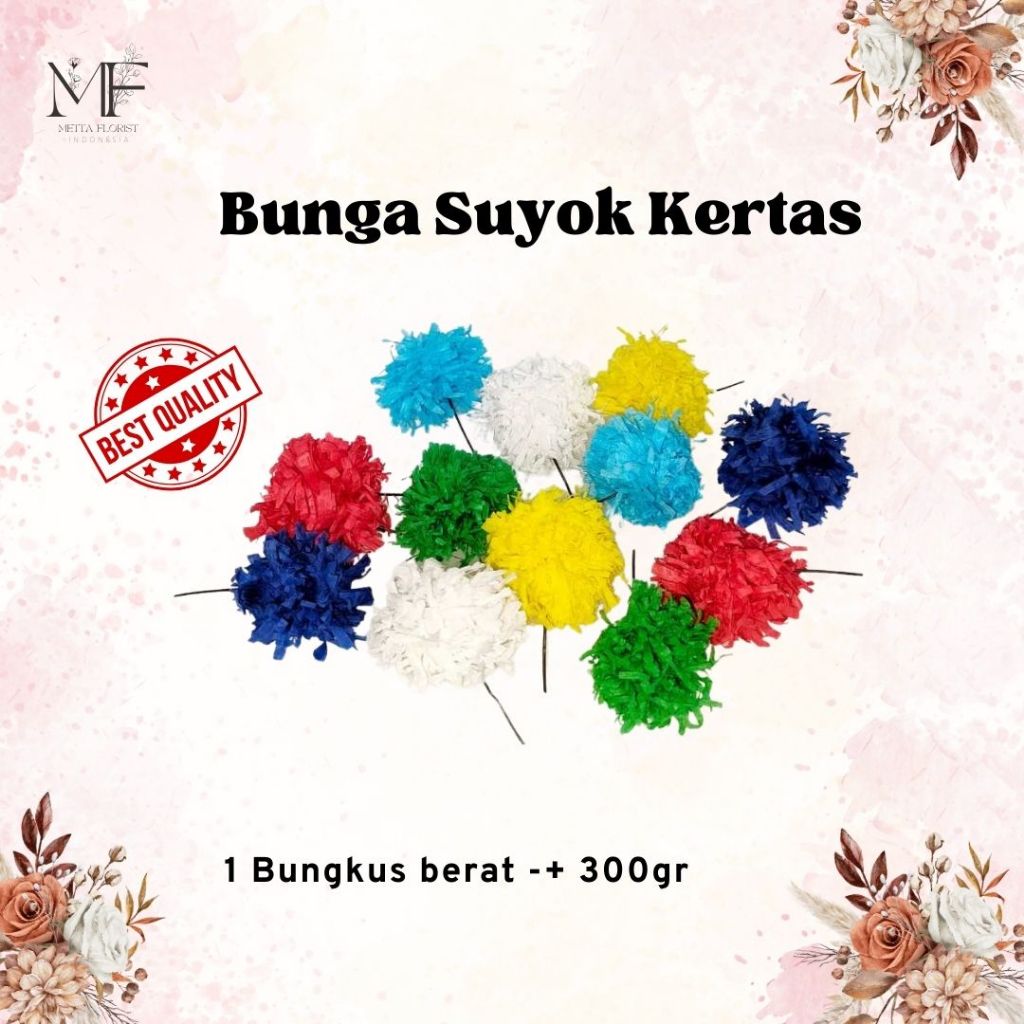 Bunga Suyok Kertas Untuk Karangan Bunga Papan 300gr