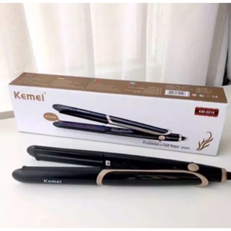 Catokan Rambut Kemei KM 2219 / Catok Pelurus Rambut KM-2219