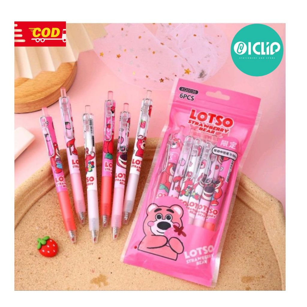 

ICLIPSTATIONERY Pulpen Gel 0.5mm Mekanik SANRIO isi 6pc