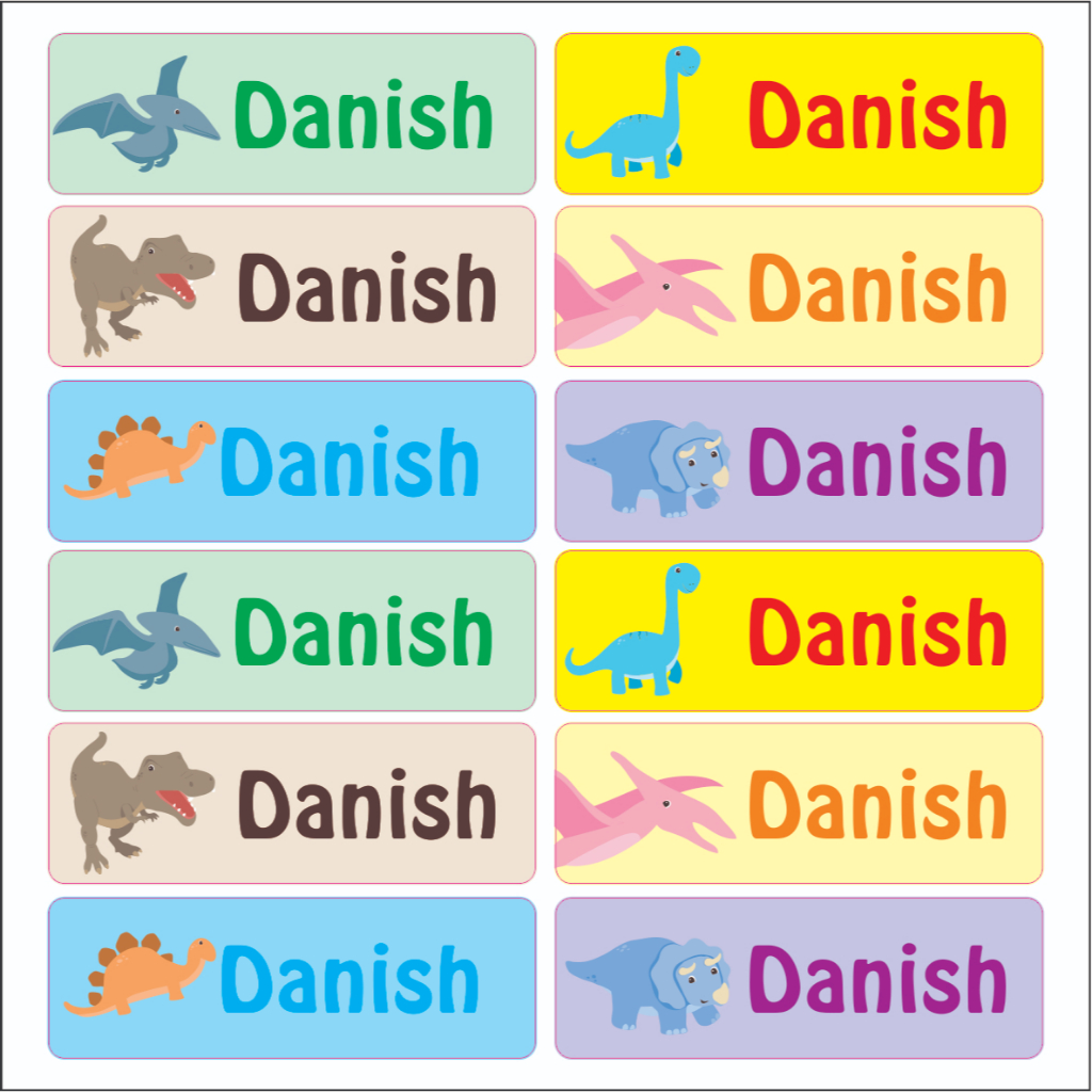 

Label Nama Vynil Cute Dino Tahan Air