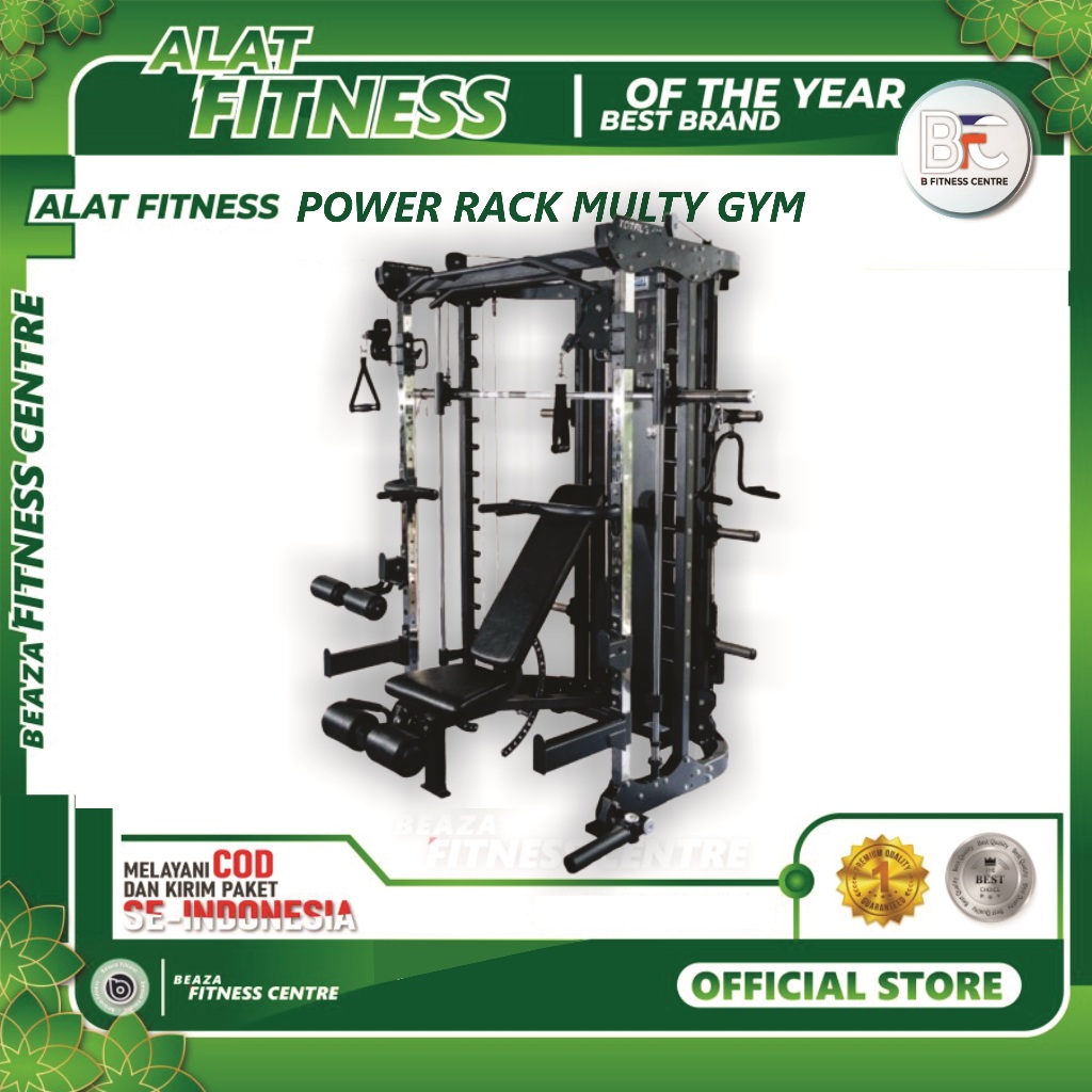 Power Rack Multy Gym + Beban 40kg